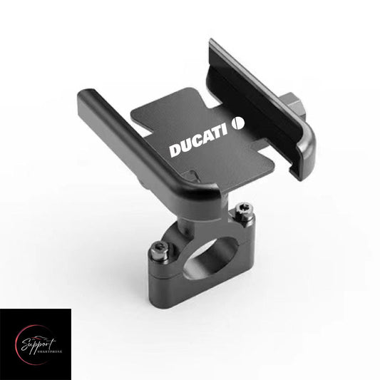 Support téléphone DUCATI pour moto en aluminium CNC