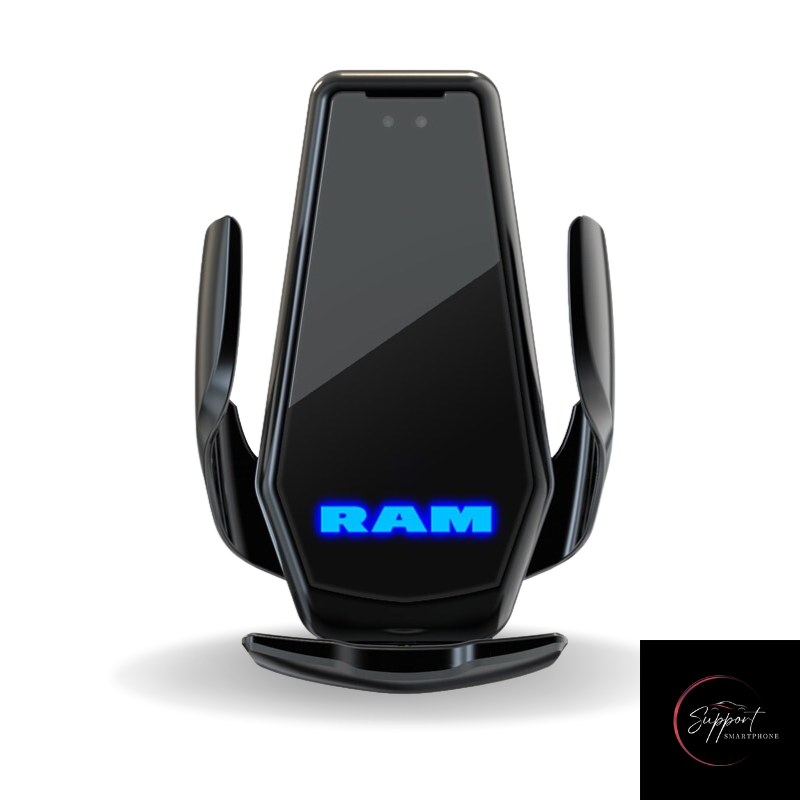 Support Téléphone Dodge Ram - Charge Induction